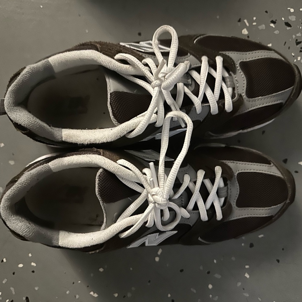 New Balance Brown and White Women's Sneakers